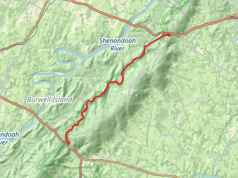 Appalachian Trail from Ashby Gap