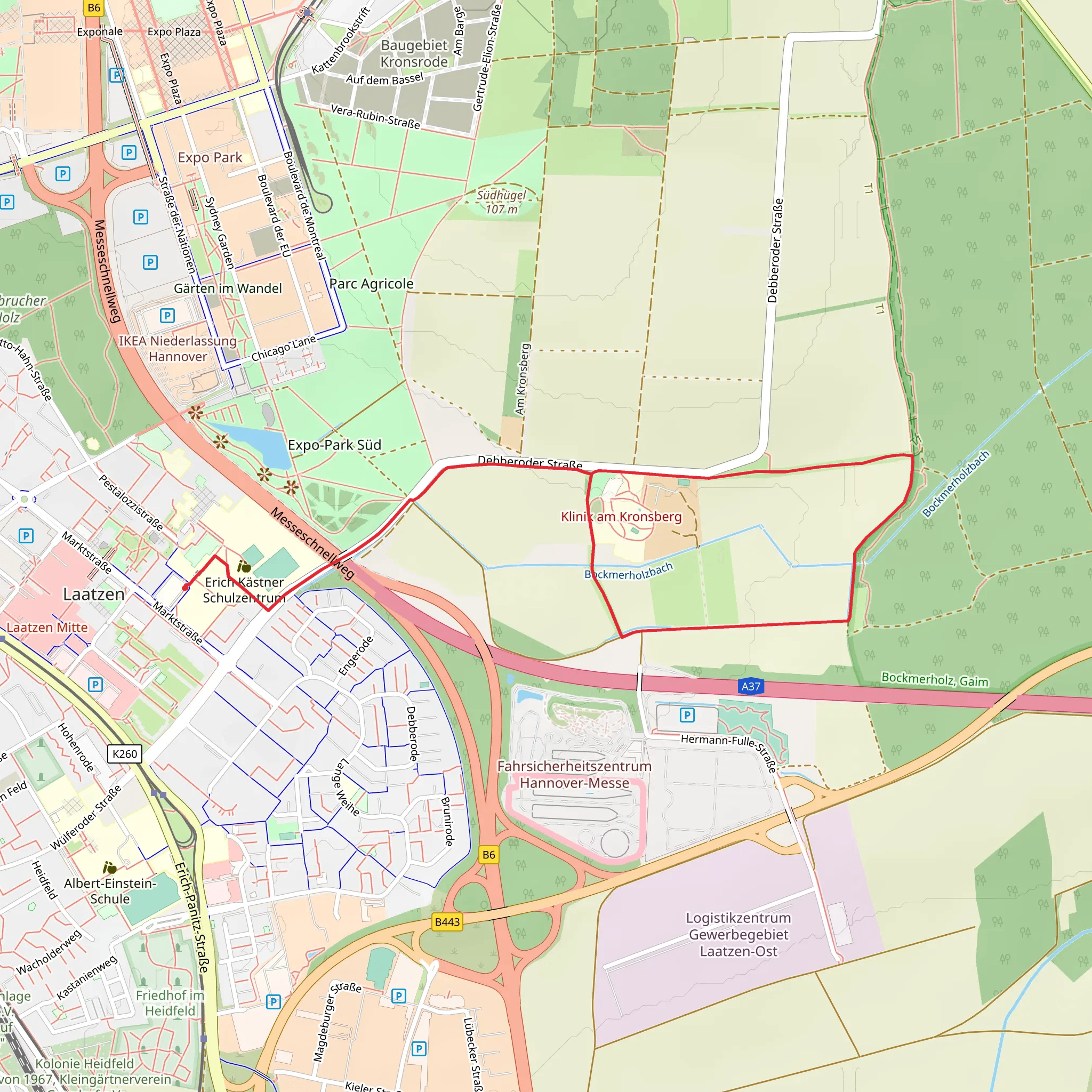Ahltenkamp Loop mobile static map