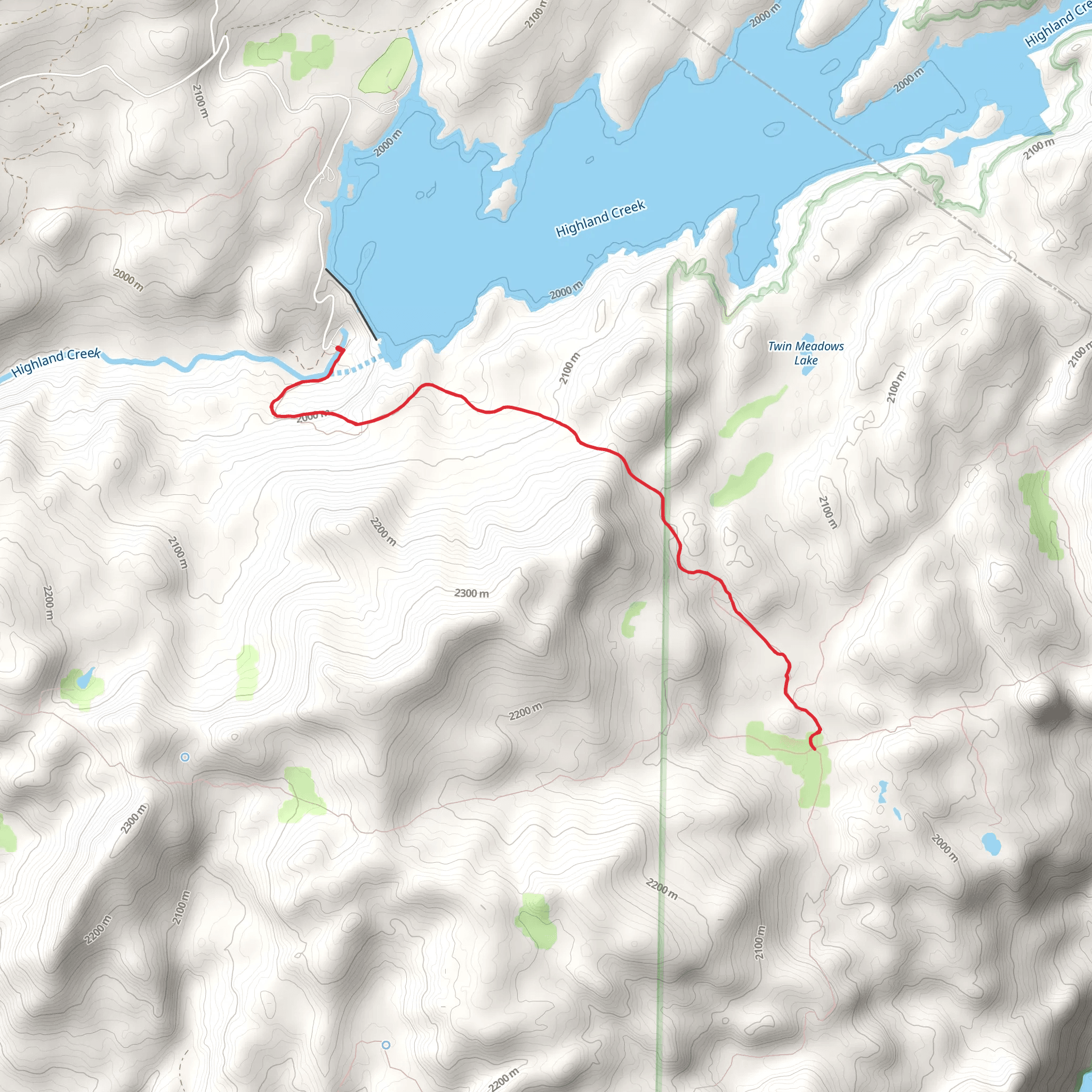 Spicer - Wheats Trail mobile static map