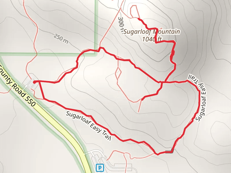 Sugarloaf Easy Trail and Sugarloaf Difficult Loop Trail