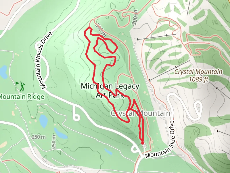 Michigan Legacy Art Park - Amphitheater Loop Trail