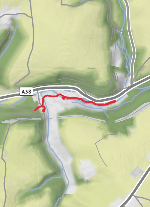 Hike from Scotland mobile static map