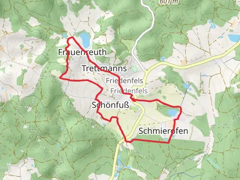 Friedenfels Rundwanderweg Orange