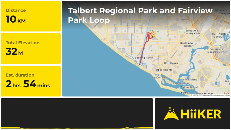 Talbert Regional Park and Fairview Park Loop | Orange County | Califor
