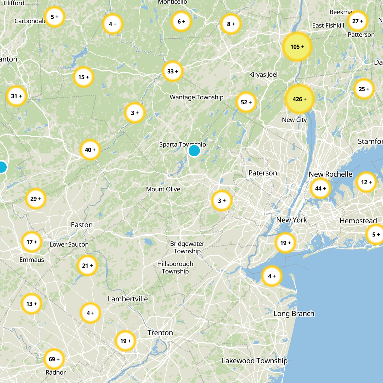 Morris County Static Map