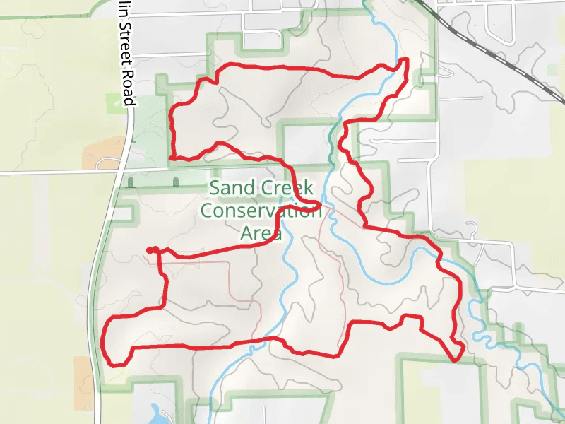 Loop around Sand Creek