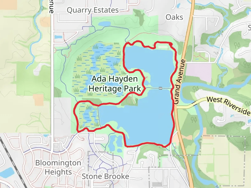 Ada Hayden Lake Loop