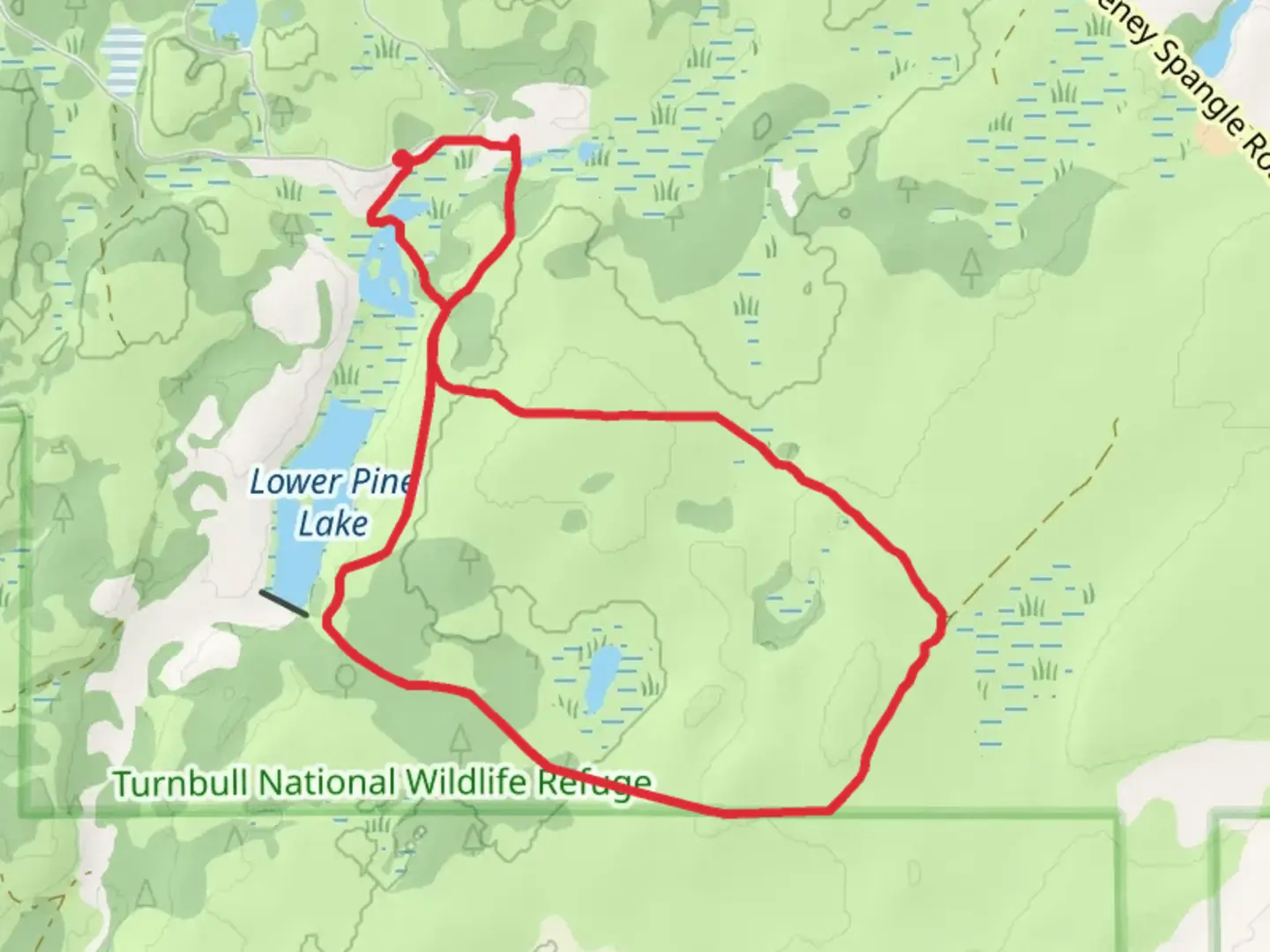 An image depicting the trail Stubblefield Loop Trail and its surrounding area.