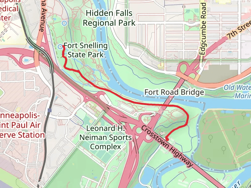 Coldwater Spring via Minnehaha Trail