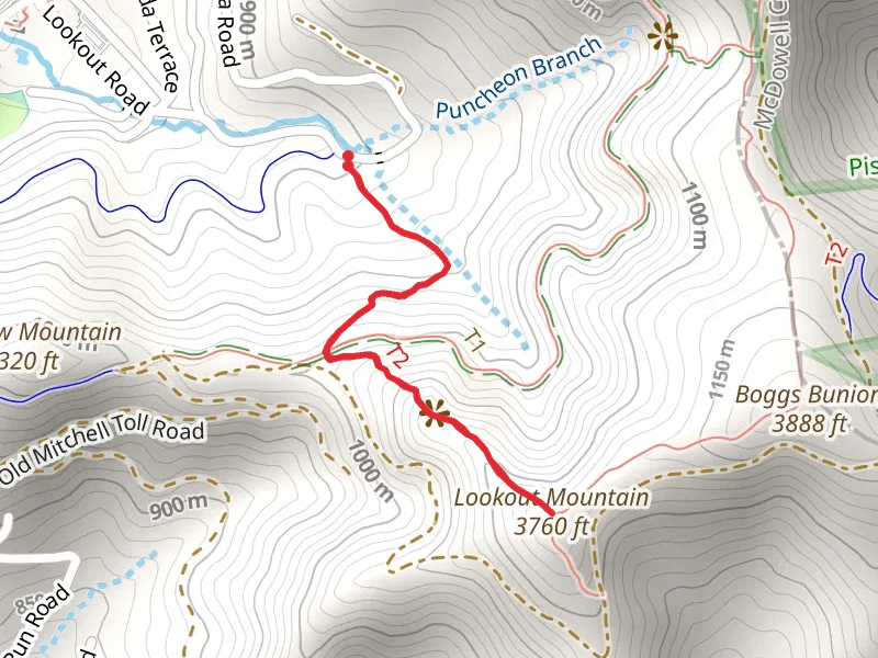 Lookout Mountain via East Ridge Trail