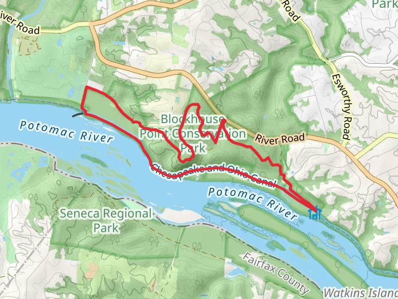 Blockhouse and Chesapeake and Ohio Canal Loop Trail