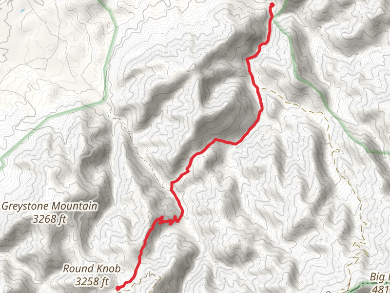 Cowbell Hollow Trail and Horse Creek Road