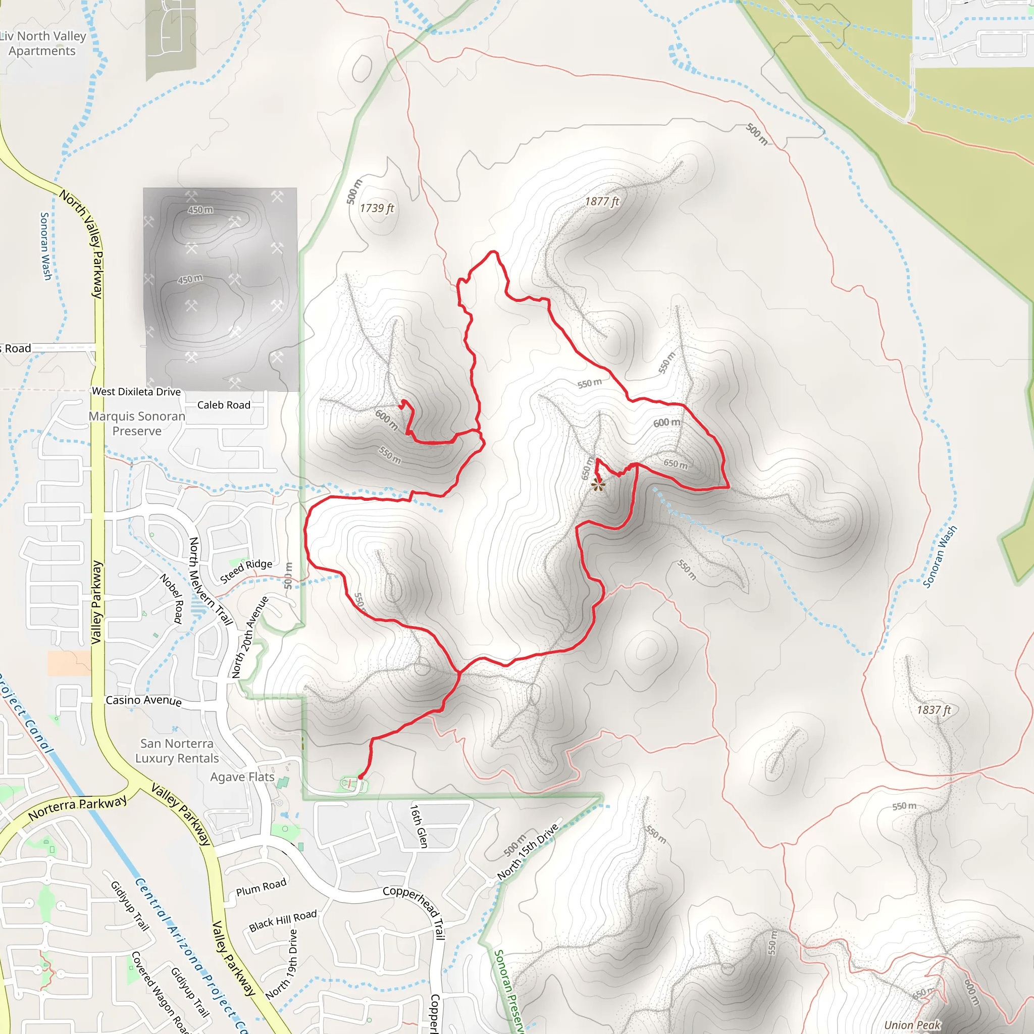 Dixie Mountain Loop mobile static map