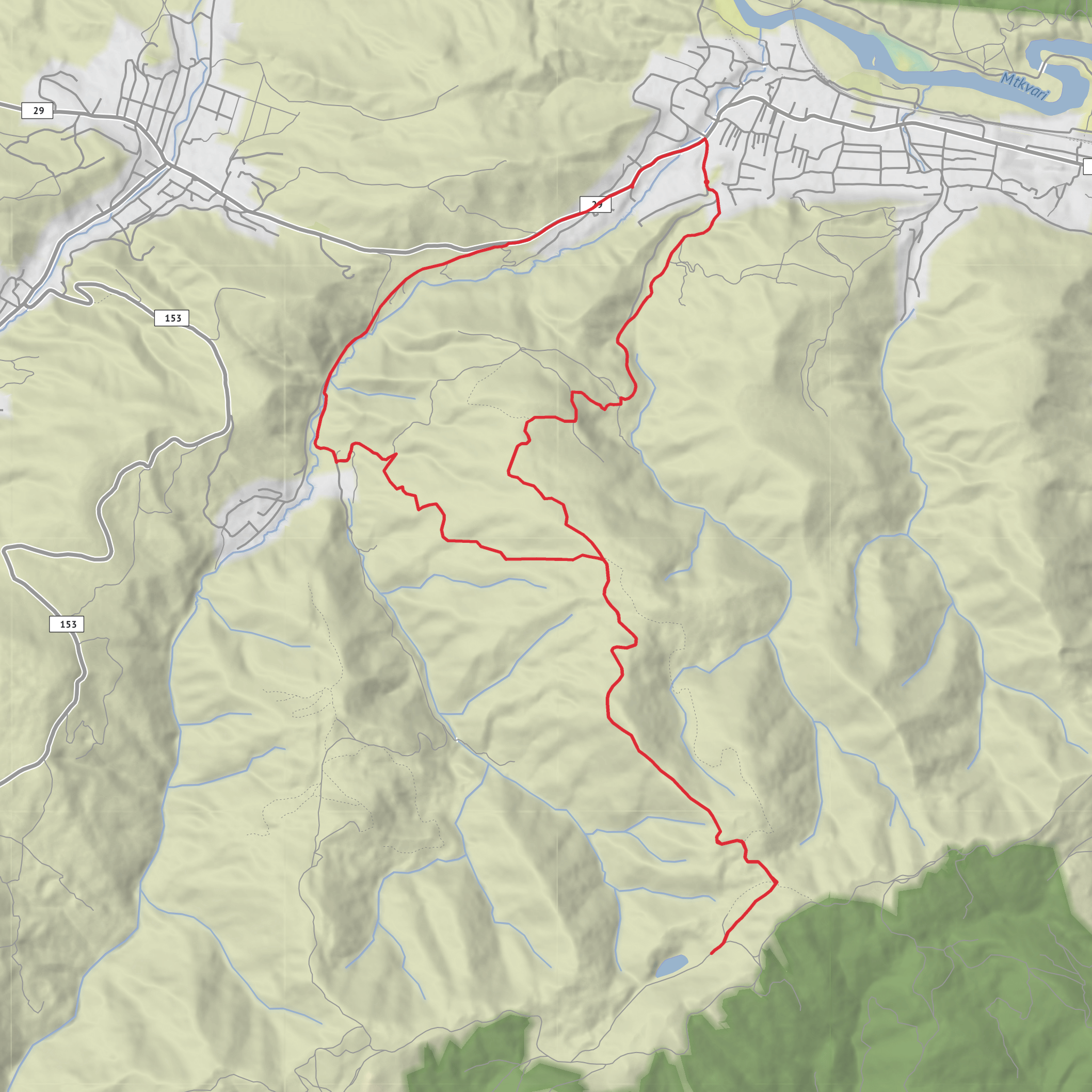 Dzegvi Lake mobile static map