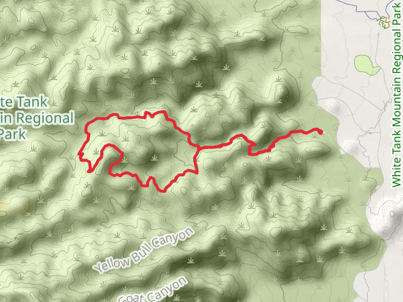 Mesquite Canyon and Willow Canyon Loop Trail