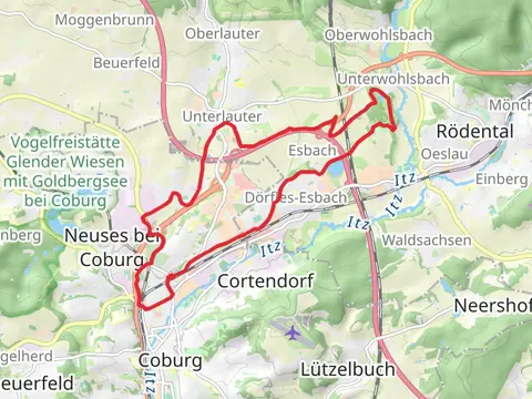 Coburg and Schlobpark Rosenau Loop