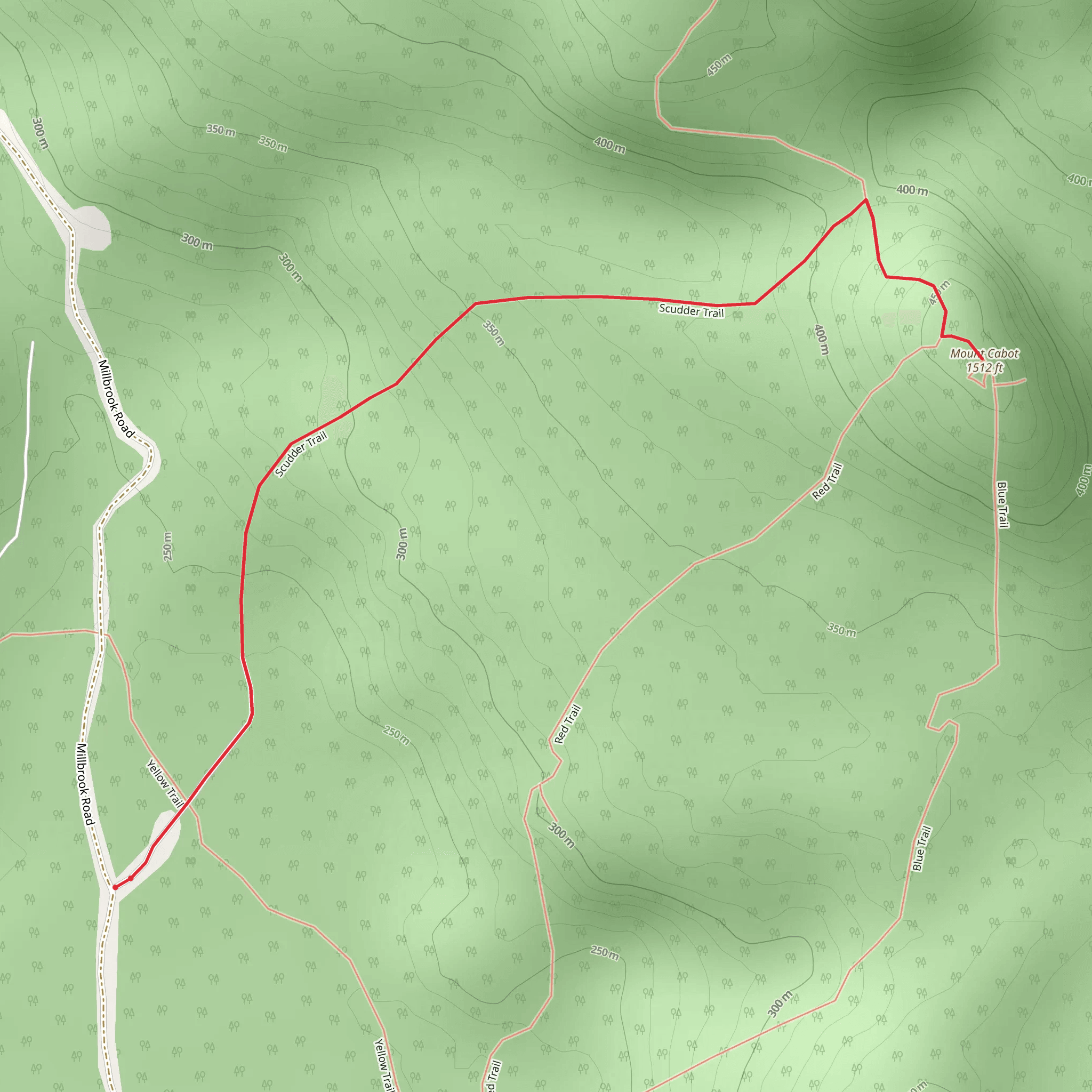 Mount Cabot Trail mobile static map
