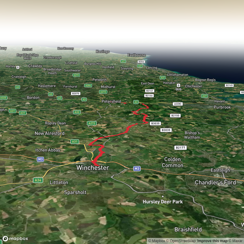 Winchester to Petersfield via Beacon Hill and Butser Hill