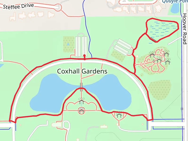 Coxhall Gardens and Quilt Garden Loop