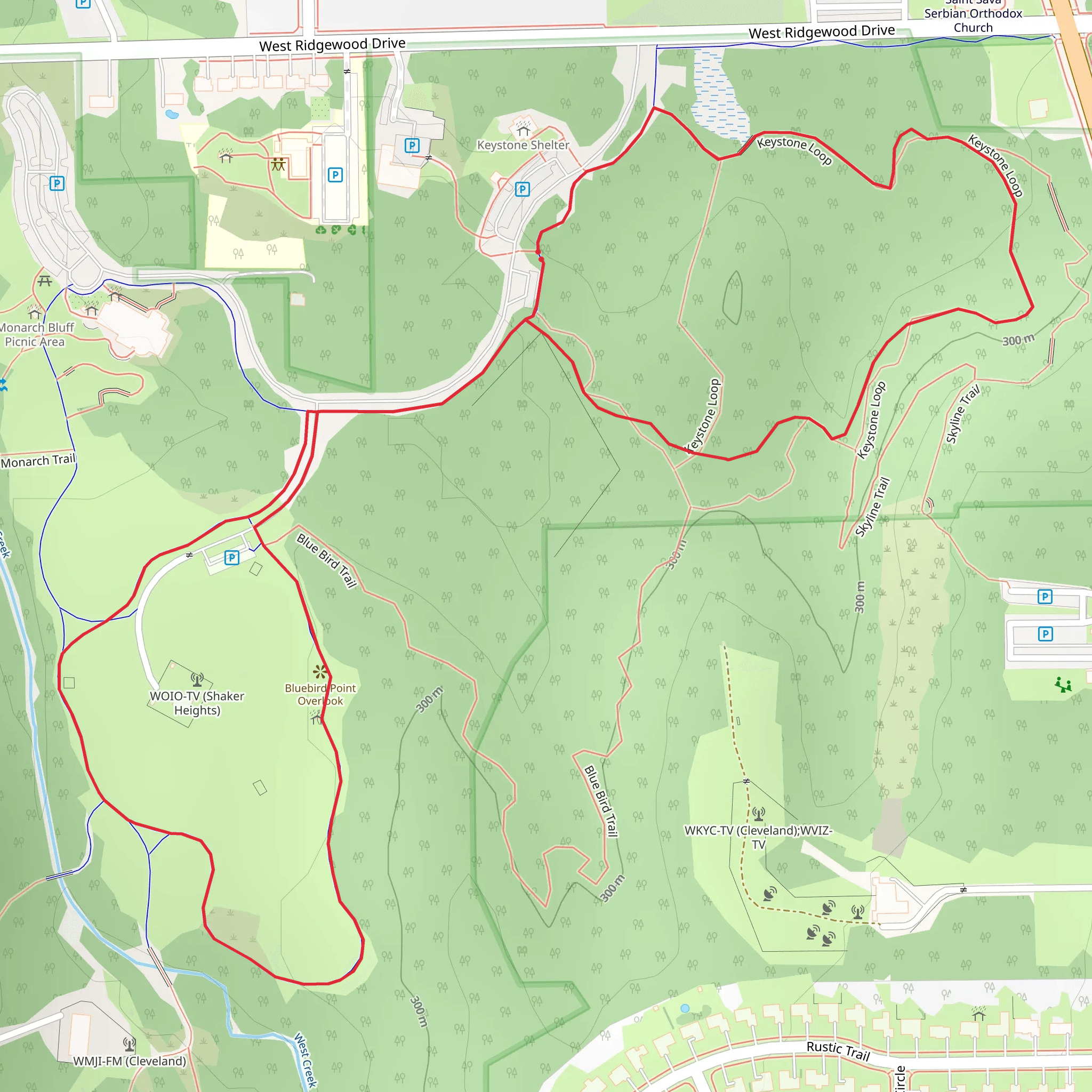 Skyline Trail and Kopdiak Road Loop mobile static map