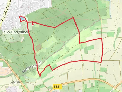Ritterweiher via Eselsweg