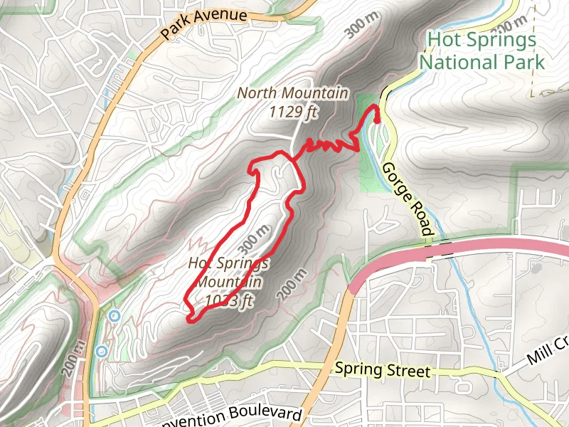 Hot Springs Mountain Loop Trail