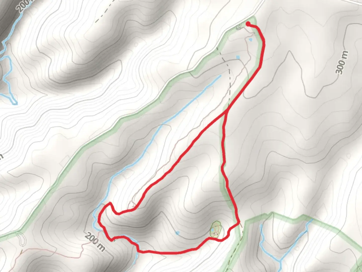 An image depicting the trail Aaron Creek Circuit Track and its surrounding area.