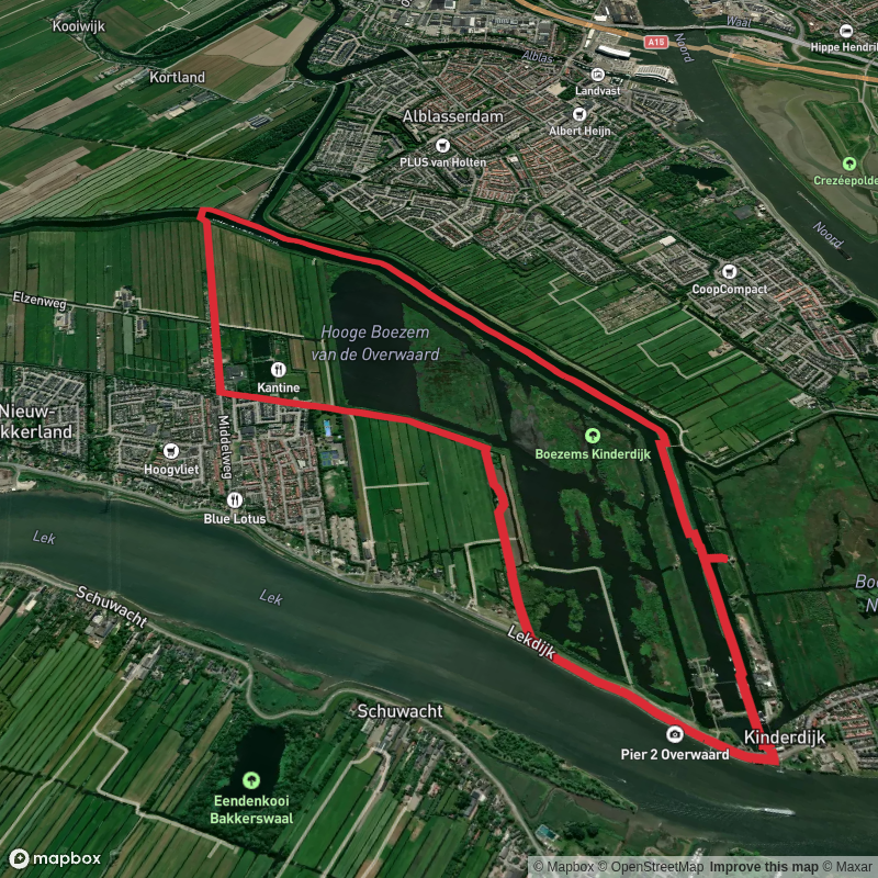 Lekdijk, Middelkade and Tiend Weg