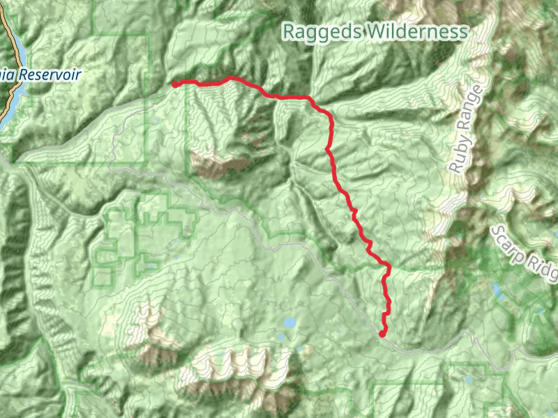 Dark Canyon Trail - 830