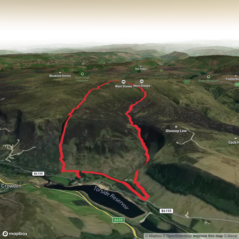 Wildboar Clough, bleaklow and Torside Clough Loop