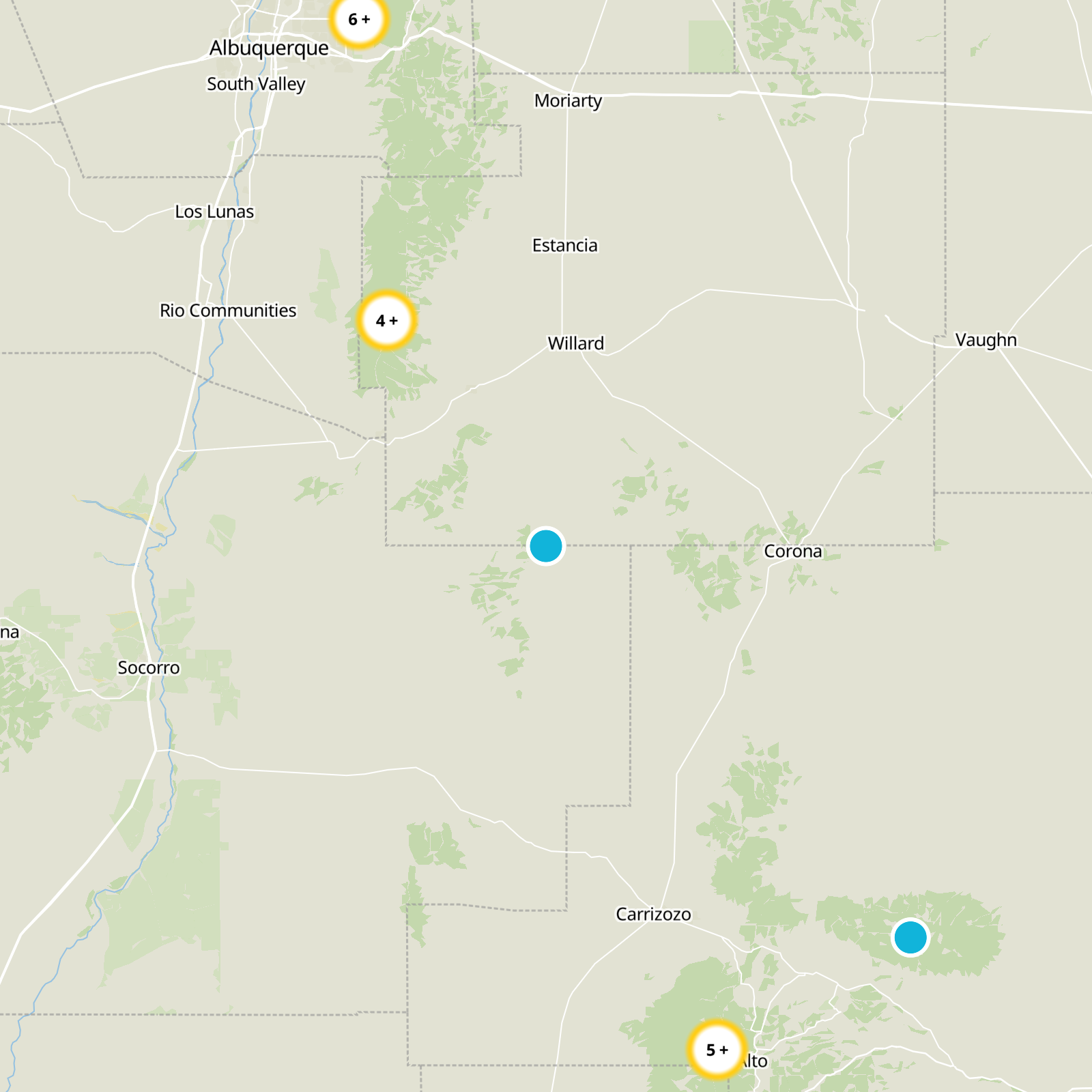 Socorro County Static Map