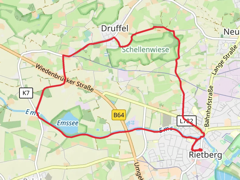Grafenschritte and Ems Loop