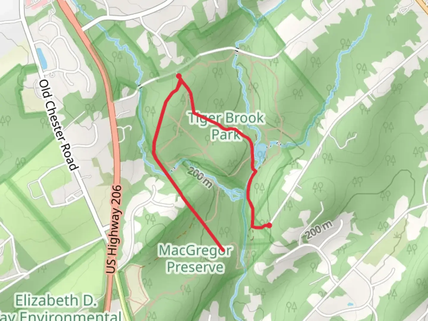 An image depicting the trail Yellow Trail and its surrounding area.