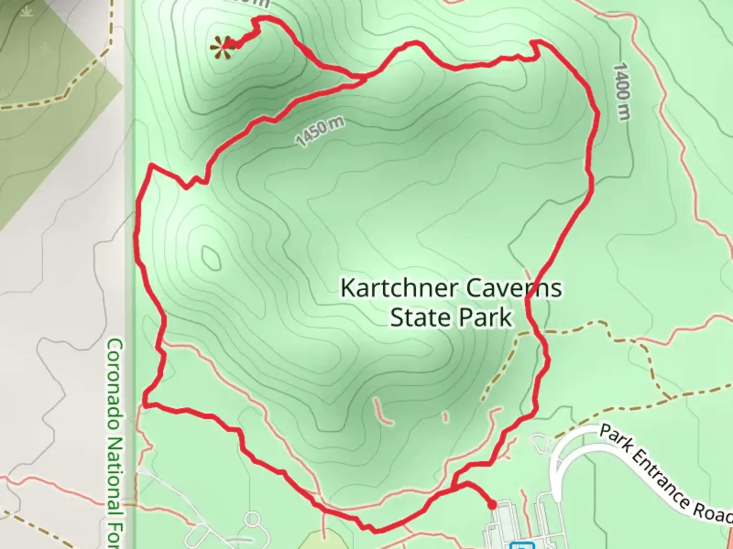 An image depicting the trail Foothills Loop Trail and its surrounding area.