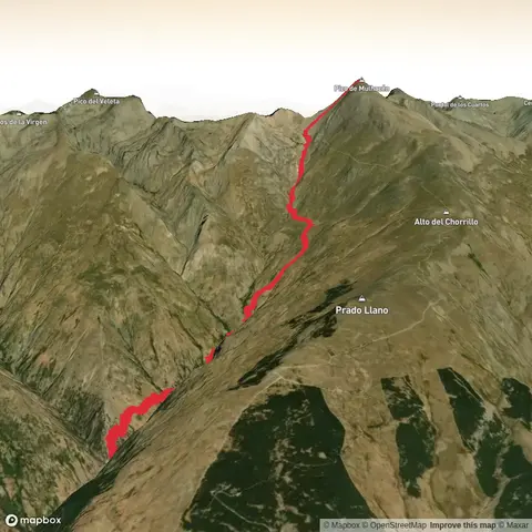 Mulhacén via Refugio Poqueira