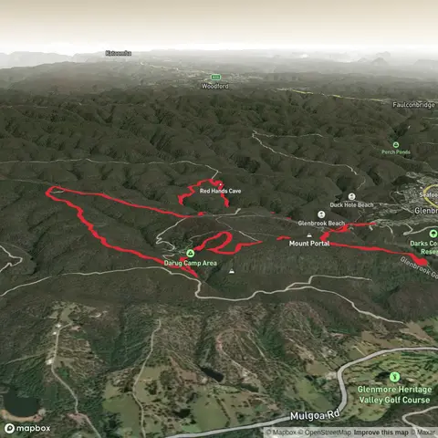 Hike from Glenbrook via Mount Portal Lookout and Red Hands Cave