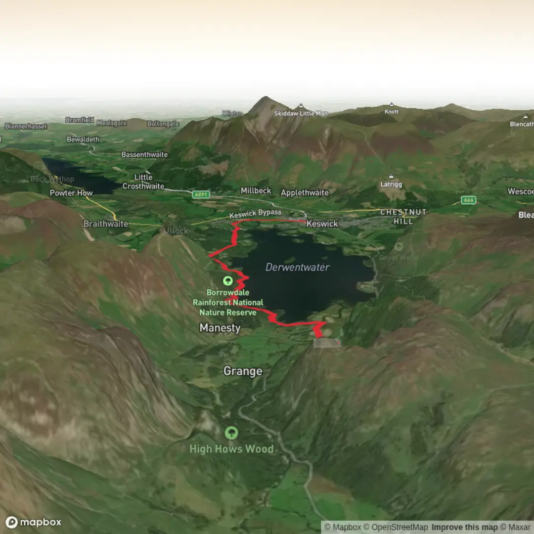 An image depicting the trail Lake District National Park - May 7 and its surrounding area.