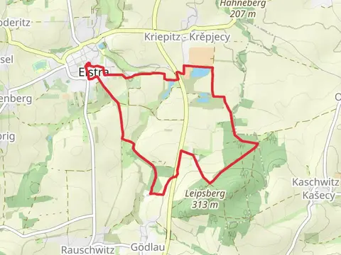 Niederteich via Schanzenweg and Weisse Mauer