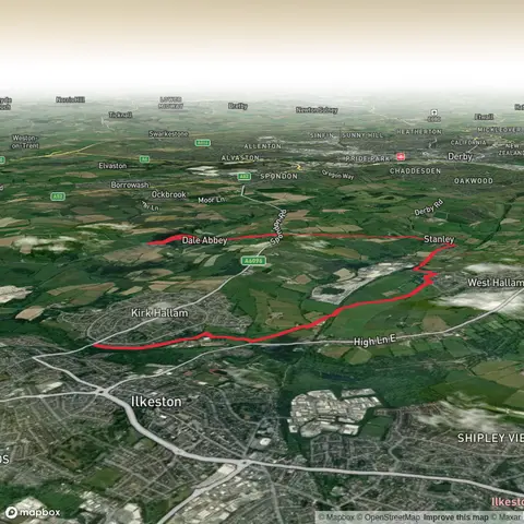 Erewash Circular via Kirk Hallam Lake and Meadows