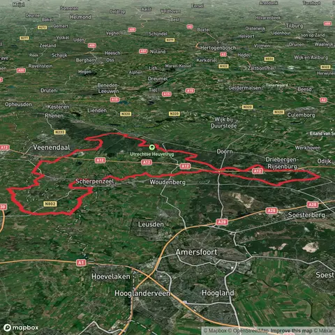 Hoog Kanje, Maarnseberg, Let de Stigterpad and Postweg Loop