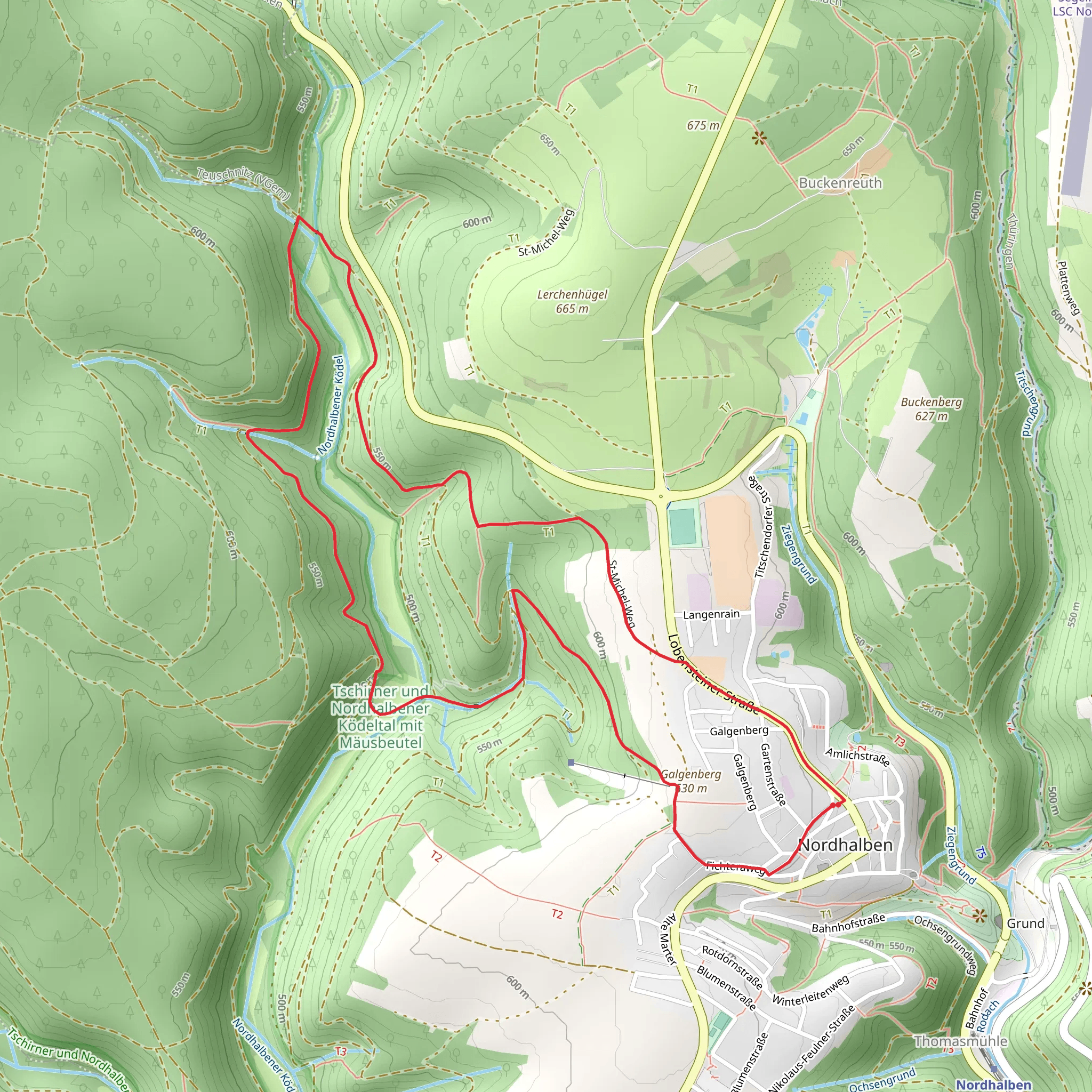 Fichtera Weg mobile static map