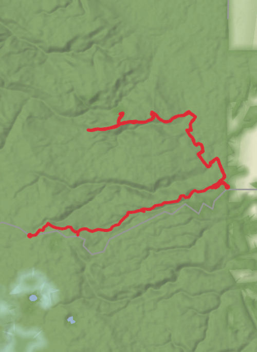 Hike from Manitoba mobile static map