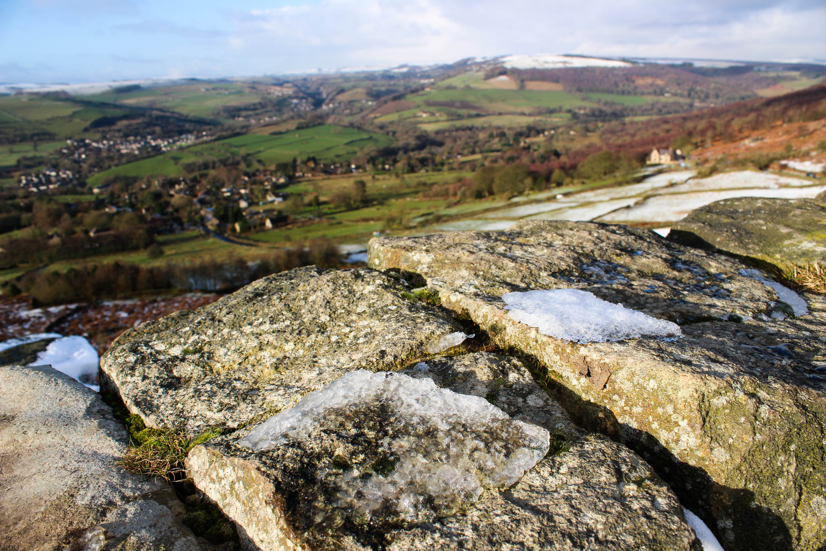 An image depicting the trail Red Deer and Edges Walk and its surrounding area.