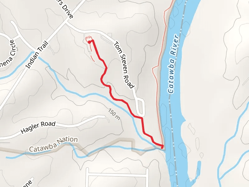 Walk to Catawba River