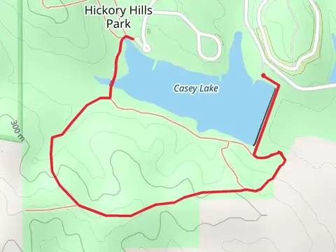 Casey Lake and Hickory Hills Park