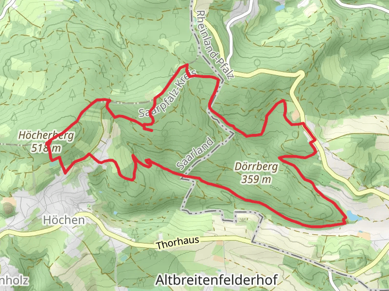 Fördermaschinenhaus via Pfaelzerwald Gruen Gelbes Kreuz