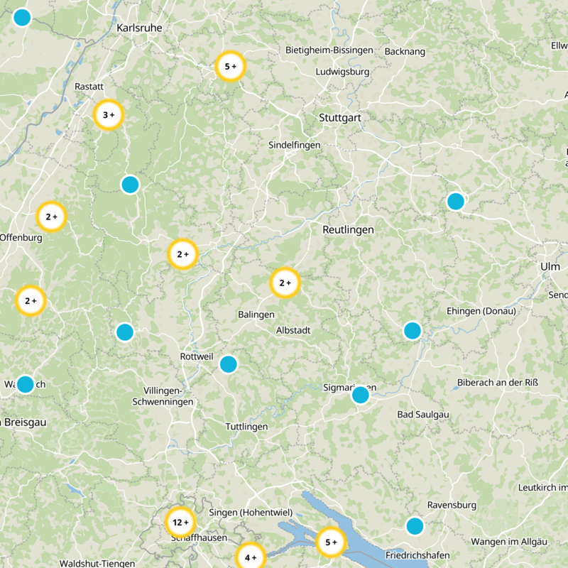 Gemeindeverwaltungsverband Hechingen Static Map