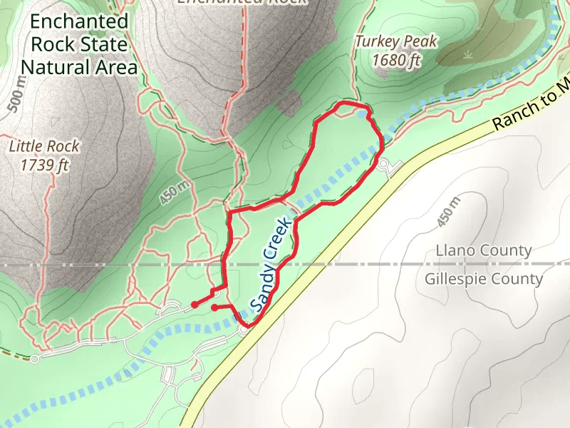 Frontside Trail, Turkey Pass Trail and Loop Trail