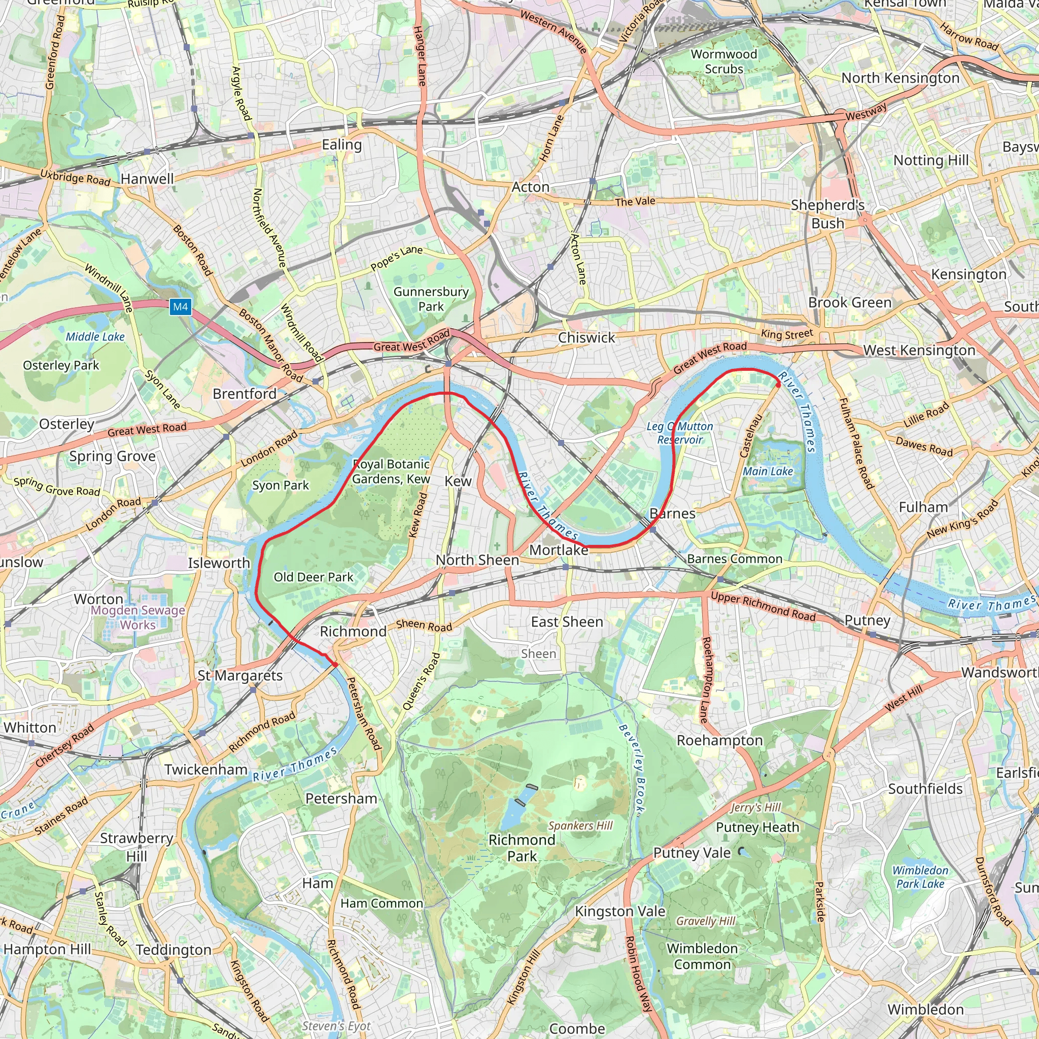 Chiswick Reach to Horse Reach Walk | London | England