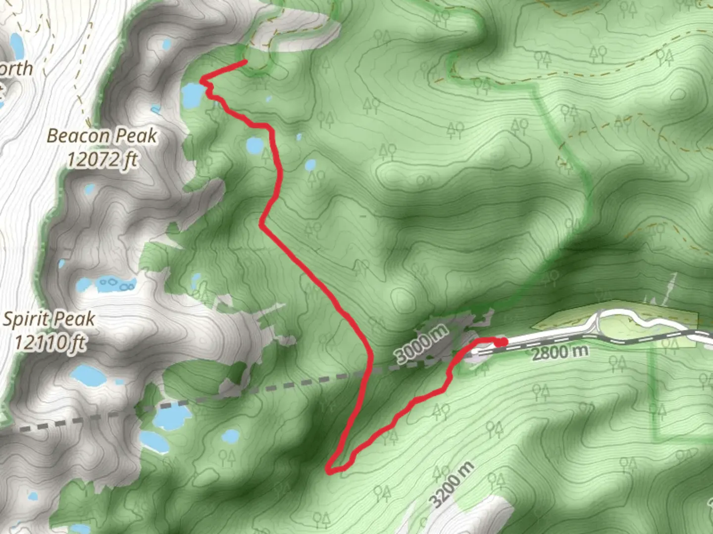 An image depicting the trail Forest Lakes Trail and its surrounding area.